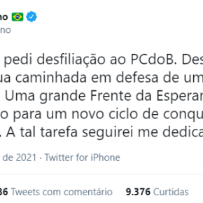 Flavio Dino anuncia saída do PCdoB, deve ser candidato ao Senado pelo PSB e possibilidade de Frente Ampla avança