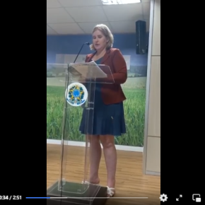 Agricultora Cleonice Back mostra em Brasília a tragédia da Seca que assola a Agricultura Familiar no RS (Áudio e texto)